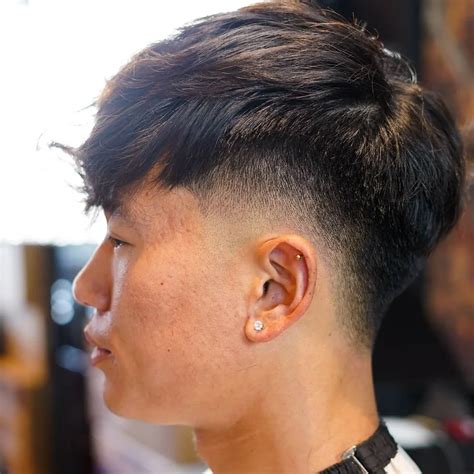 fade fringe haircut